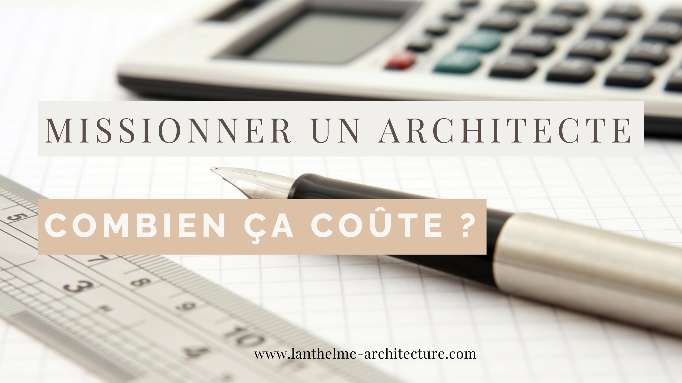 Combien coûte un architecte ?